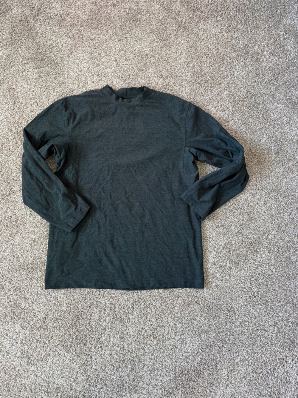 Men’s Lululemon Rulu Mock Neck Sz L - Rainforest Green